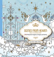 Scenes From Heaven Adult Coloring Book