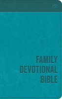 ESV Family Devotional Bible Trutone, Blue (Imitation Leather)