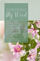 He That Heareth My Word Bulletin (Pack of 100) (Bulletin)