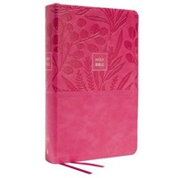 KJV Reference Bible Personal Size Leathersoft, Pink (Imitation Leather)