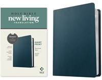 NLT Personal Size Giant Print Bible, Filament Edition (Genuine Leather)