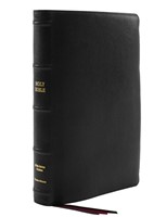 KJV, Thinline Bible Large Print, Black (Genuine Leather)