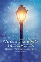 Ye Shine as Lights in the World Bulletin (pack of 100) (Bulletin)