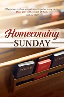 Homecoming Sunday Bulletin (pack of 100) (Bulletin)