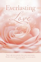 Everlasting Love Wedding Bulletin (pack of 100) (Bulletin)