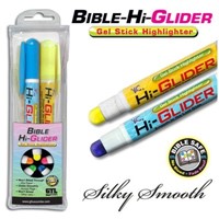 Bible Hi-Glider Yellow/Blue Gel (Pen)