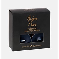 Amber Noir Scented Tealights (Box of 8) (General Merchandise)