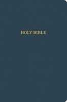 KJV Large Print Thinline Bible, Value Edition, Slate Leather (Imitation Leather)