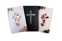 Floral Cross Journal (pack of 3) (Paperback)