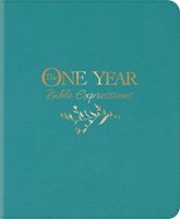 One Year Bible Expressions, Tidewater Teal (Imitation Leather)
