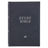 KJV Study Bible, Black, Indexed (Imitation Leather)