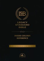 LSB Inside Column Reference Black Cowhide Indexed (Leather Binding)
