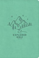 CSB Explorer Bible For Kids, Light Teal Mountains (Imitation Leather)