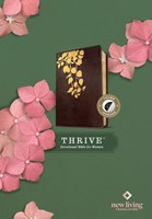 NLT Thrive Devotional Bible for Women, Deep Brown, Indexed (Imitation Leather)
