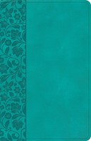NASB Personal Size Bible, Teal Leathertouch (Imitation Leather)