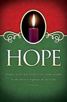 Hope Advent Bulletin (Pack of 100) (Bulletin)
