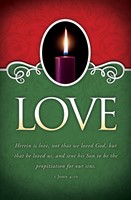 Love Advent Bulletin (Pack of 100) (Bulletin)