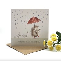 Hedgehog Walk Notecard (Cards)