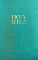KJVER Gift And Award Holy Bible, Deluxe Ed, Coastal Blue (Leather Binding)