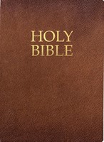 KJVER Holy Bible, Large Print, Acorn Bonded Leather (Leather Binding)