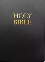 KJVER Holy Bible, Large Print, Black Ultrasoft (Leather Binding)
