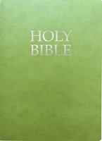KJVER Holy Bible, Large Print, Olive Ultrasoft (Leather Binding)