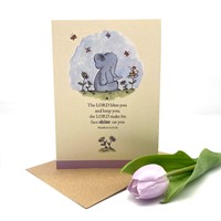 The Lord Bless You Elephant Card (Cards)