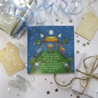 O Come Let Us Adore Him Christmas Cards (Pack of 5) (Cards)