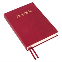 KJV Large Print Windsor Text Bible Red (Hard Cover)