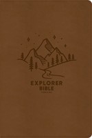 KJV Explorer Bible For Kids, Brown Leathertouch (Leather Binding)