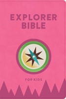KJV Explorer Bible For Kids, Bubble Gum Leathertouch (Leather Binding)