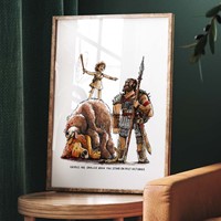Stand On Past Victories - A3 Christian Art Print (Poster)