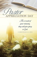 Pastor Appreciation Day Bulletin (100 Pk) (Cards)