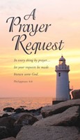 Prayer Request, A - Lighthouse Pew Cards -  3