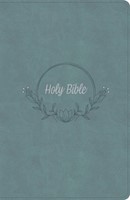 KJV Large Print Personal Size Reference Bible, Earthen Teal (Leathersoft)