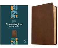 NLT One Year Chronological Study Bible (Leatherlike, Rustic (Leather Binding)