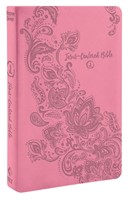 NLT Jesus-Centered Bible, Pink Leatherette cover (Imitation Leather)