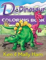 D is for Dinosaur Colouring Book (Paperback)