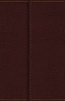 KJV Compact Reference Bible, Burgundy, Large Print (Leather-Look)