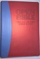 Open Your Bible: The All-In-One Bible Guide Red/Blue IL (Imitation Leather)