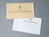 The United Methodist Church Certificates of Professing Membe (Loose-leaf)