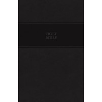 KJV Reference Bible, Black, Personal Size Giant Print (Imitation Leather)