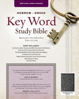 The NKJV Hebrew-Greek Key Word Study Bible Black (Leather Binding)