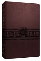 MEV Personal Size Large Print, Cherry Brown (Leather Binding)