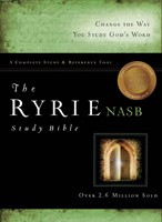 NASB Ryrie Study Bible, Black Bonded Leather, Red Letter