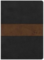 CSB Spurgeon Study Bible, Black/Brown LeatherTouch® (Imitation Leather)