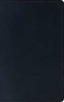 ESV Single Column Thinline Bible, Black (Genuine Leather)