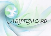 Baptismal Card Dove (pack of 20) (Cards)
