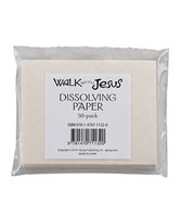 Walk With Jesus Dissolving Paper (Pack of 25) (Miscellaneous Print)