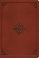 ESV Large Print Bible (TruTone, Tan, Ornament Design) (Imitation Leather)
